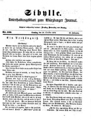 Sibylle (Würzburger Journal) Samstag 26. Oktober 1872