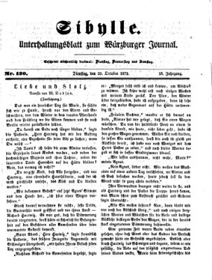 Sibylle (Würzburger Journal) Montag 28. Oktober 1872