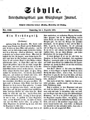 Sibylle (Würzburger Journal) Donnerstag 5. Dezember 1872