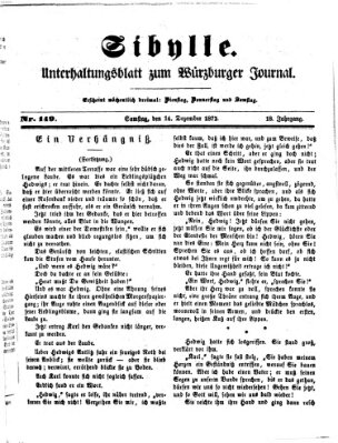 Sibylle (Würzburger Journal) Samstag 14. Dezember 1872