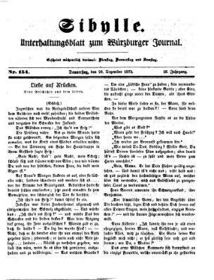 Sibylle (Würzburger Journal) Donnerstag 26. Dezember 1872