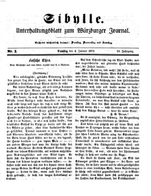 Sibylle (Würzburger Journal) Samstag 4. Januar 1873