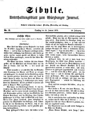 Sibylle (Würzburger Journal) Samstag 25. Januar 1873