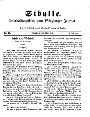 Sibylle (Würzburger Journal) Dienstag 11. März 1873