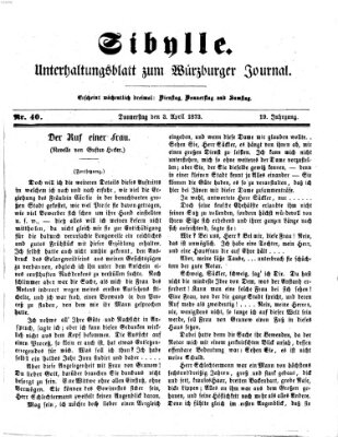 Sibylle (Würzburger Journal) Donnerstag 3. April 1873