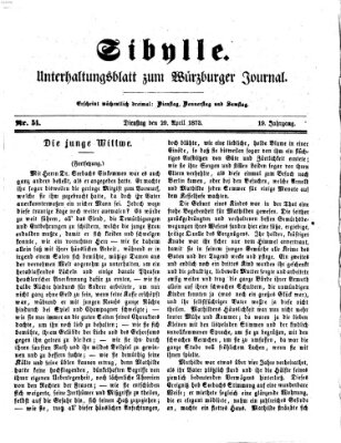 Sibylle (Würzburger Journal) Dienstag 29. April 1873