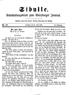 Sibylle (Würzburger Journal) Samstag 26. Juli 1873