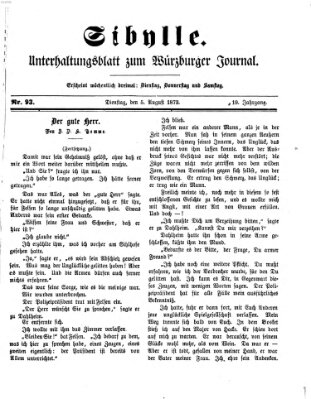 Sibylle (Würzburger Journal) Dienstag 5. August 1873