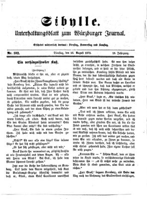 Sibylle (Würzburger Journal) Dienstag 26. August 1873