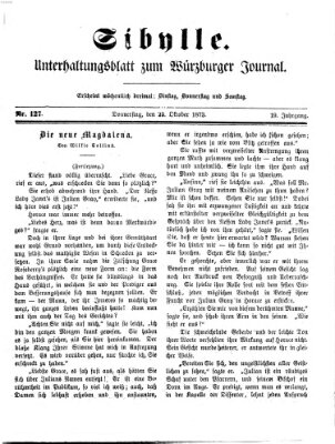 Sibylle (Würzburger Journal) Donnerstag 23. Oktober 1873