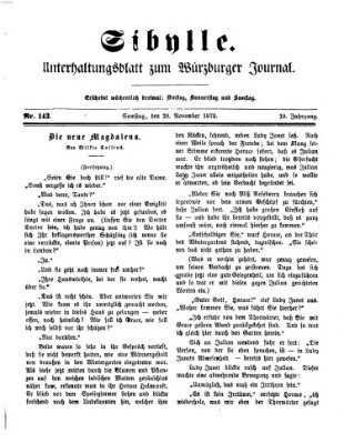 Sibylle (Würzburger Journal) Samstag 29. November 1873