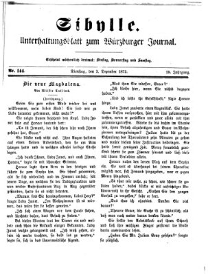 Sibylle (Würzburger Journal) Dienstag 2. Dezember 1873