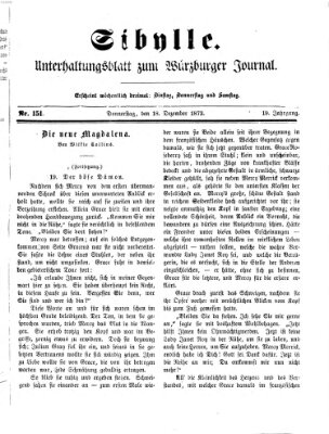 Sibylle (Würzburger Journal) Donnerstag 18. Dezember 1873