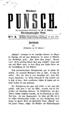 Münchener Punsch Sonntag 22. Januar 1871