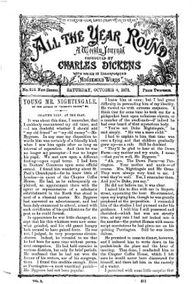 All the year round Samstag 4. Oktober 1873