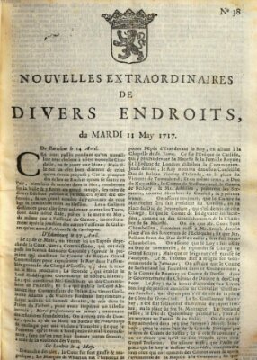 Nouvelles extraordinaires de divers endroits Dienstag 11. Mai 1717