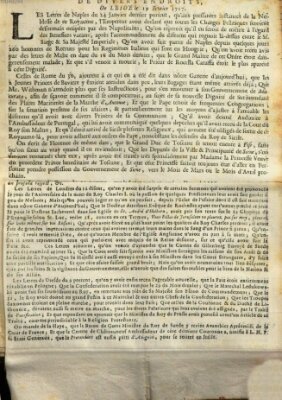 Nouvelles extraordinaires de divers endroits Freitag 19. Februar 1717