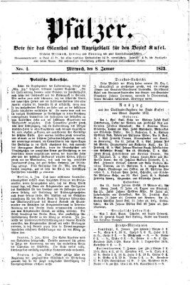 Pfälzer Mittwoch 8. Januar 1873