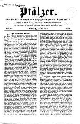 Pfälzer Mittwoch 28. Mai 1873