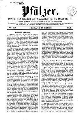 Pfälzer Freitag 19. September 1873