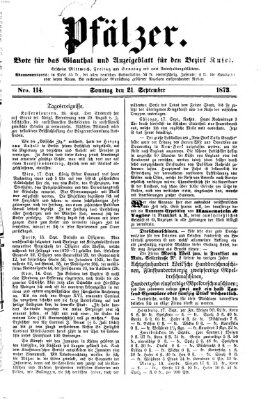 Pfälzer Sonntag 21. September 1873