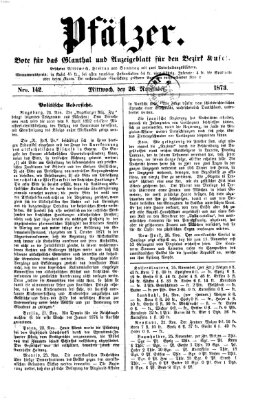 Pfälzer Mittwoch 26. November 1873