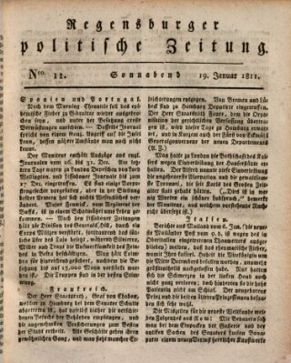 Regensburger politische Zeitung (Regensburger Zeitung) Samstag 19. Januar 1811