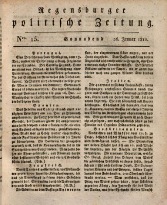 Regensburger politische Zeitung (Regensburger Zeitung) Samstag 26. Januar 1811