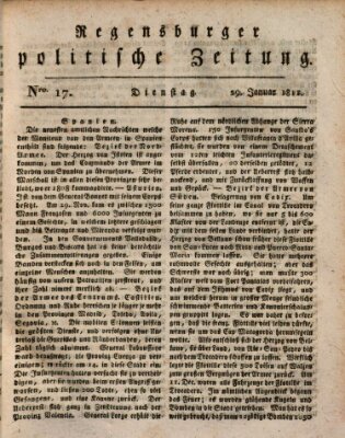 Regensburger politische Zeitung (Regensburger Zeitung) Dienstag 29. Januar 1811