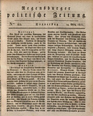 Regensburger politische Zeitung (Regensburger Zeitung) Donnerstag 14. März 1811