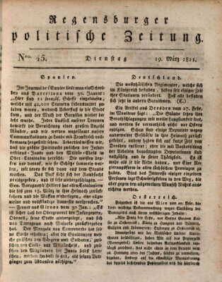 Regensburger politische Zeitung (Regensburger Zeitung) Dienstag 19. März 1811