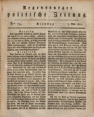 Regensburger politische Zeitung (Regensburger Zeitung) Dienstag 7. Mai 1811