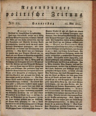 Regensburger politische Zeitung (Regensburger Zeitung) Mittwoch 15. Mai 1811