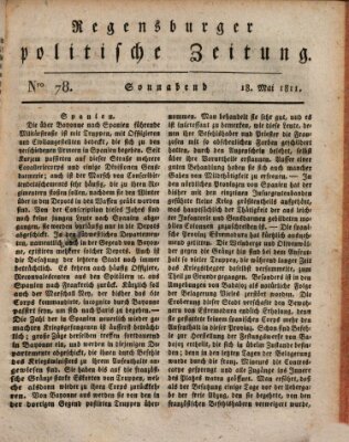 Regensburger politische Zeitung (Regensburger Zeitung) Samstag 18. Mai 1811