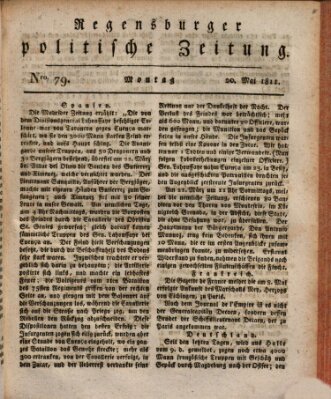 Regensburger politische Zeitung (Regensburger Zeitung) Montag 20. Mai 1811