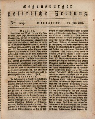 Regensburger politische Zeitung (Regensburger Zeitung) Samstag 13. Juli 1811