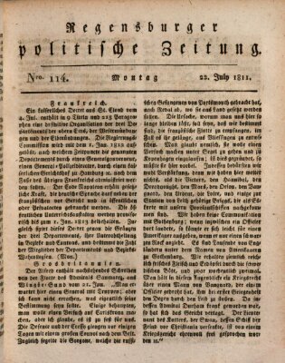 Regensburger politische Zeitung (Regensburger Zeitung) Montag 22. Juli 1811