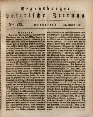 Regensburger politische Zeitung (Regensburger Zeitung) Samstag 24. August 1811