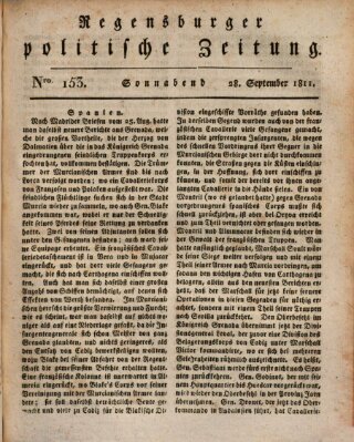 Regensburger politische Zeitung (Regensburger Zeitung) Samstag 28. September 1811