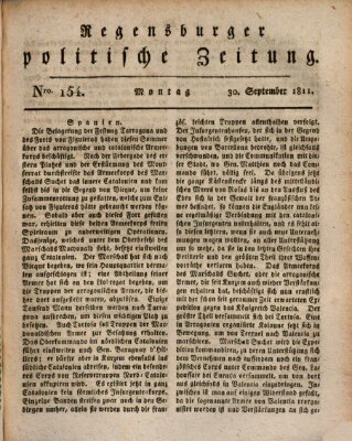 Regensburger politische Zeitung (Regensburger Zeitung) Montag 30. September 1811