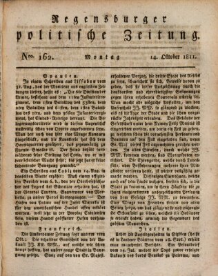 Regensburger politische Zeitung (Regensburger Zeitung) Montag 14. Oktober 1811