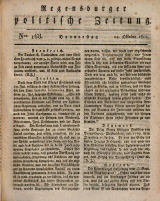 Regensburger politische Zeitung (Regensburger Zeitung) Donnerstag 24. Oktober 1811