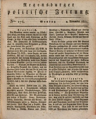 Regensburger politische Zeitung (Regensburger Zeitung) Montag 4. November 1811