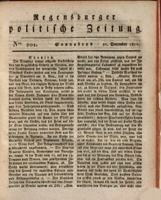 Regensburger politische Zeitung (Regensburger Zeitung) Samstag 21. Dezember 1811