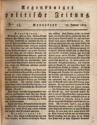 Regensburger politische Zeitung (Regensburger Zeitung) Samstag 25. Januar 1812