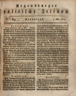 Regensburger politische Zeitung (Regensburger Zeitung) Samstag 2. Mai 1812