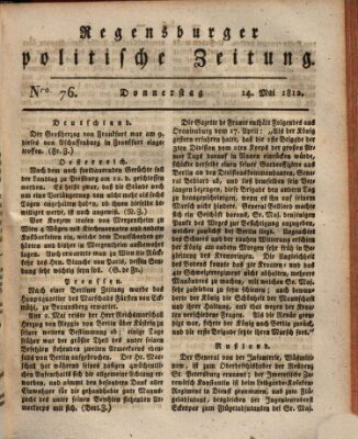 Regensburger politische Zeitung (Regensburger Zeitung) Donnerstag 14. Mai 1812