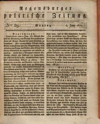 Regensburger politische Zeitung (Regensburger Zeitung) Montag 8. Juni 1812