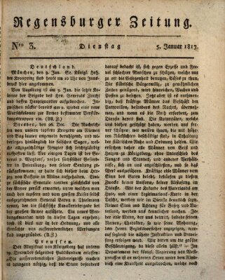 Regensburger Zeitung Dienstag 5. Januar 1813