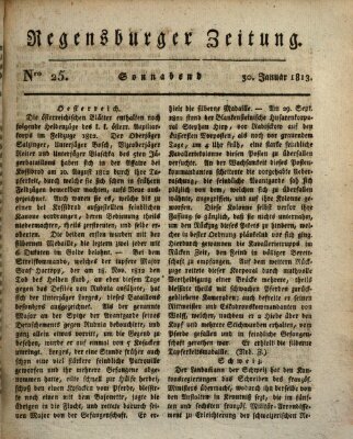 Regensburger Zeitung Samstag 30. Januar 1813